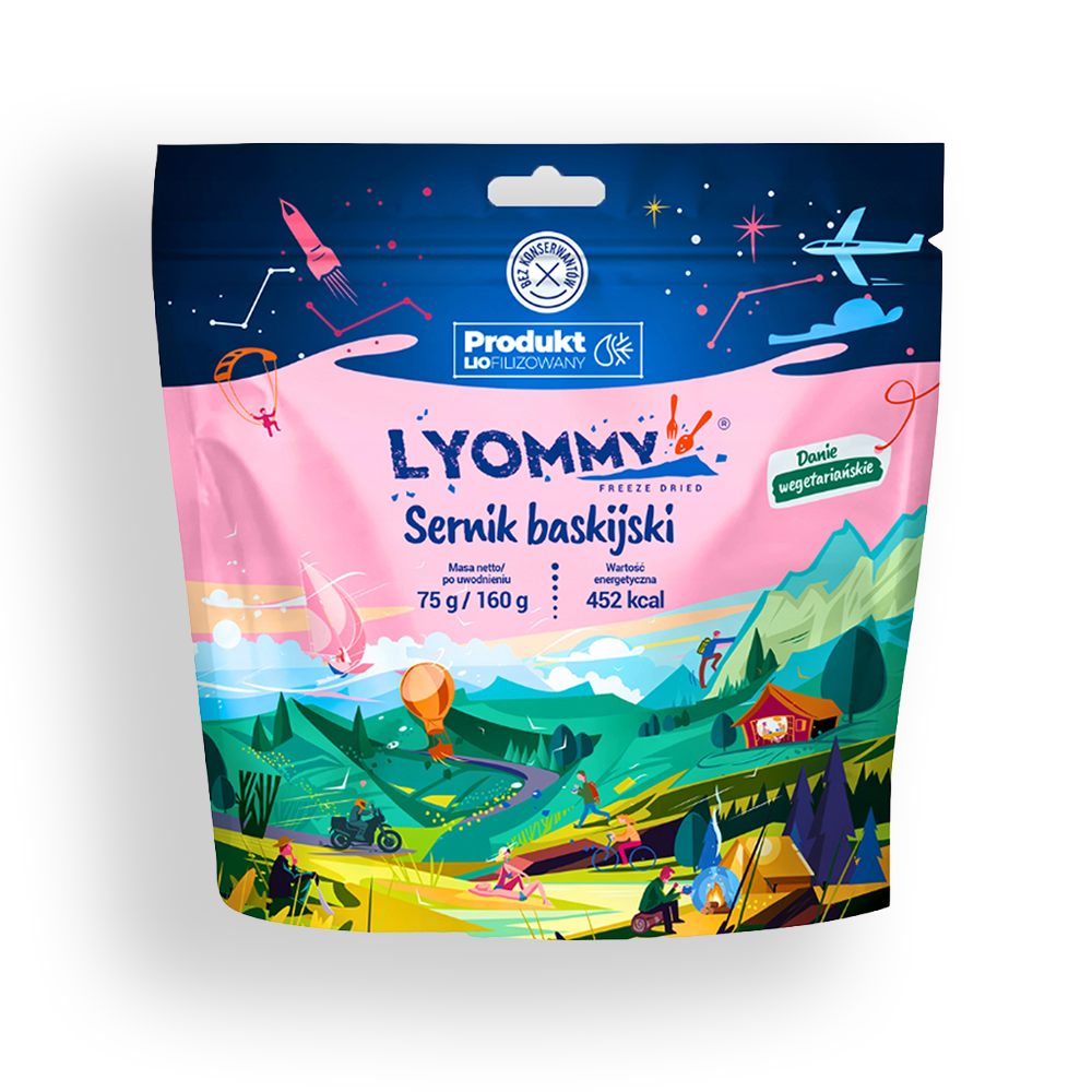 Liofilizat Lyommy Sernik baskijski