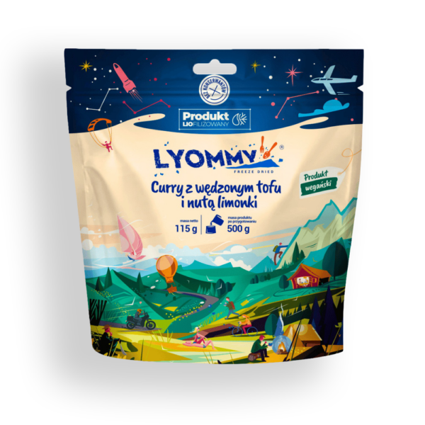 Liofilizat Lyommy Curry z wędzonym tofu i nutą limonki