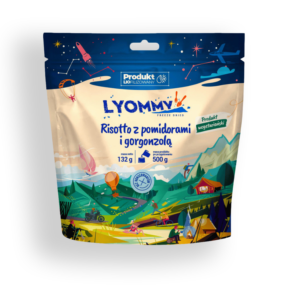 Liofilizat Lyommy Risotto z pomidorami i gorgonzolą