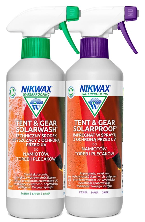 Zestaw do czyszczenia i impregnacji namiotów Nikwax
