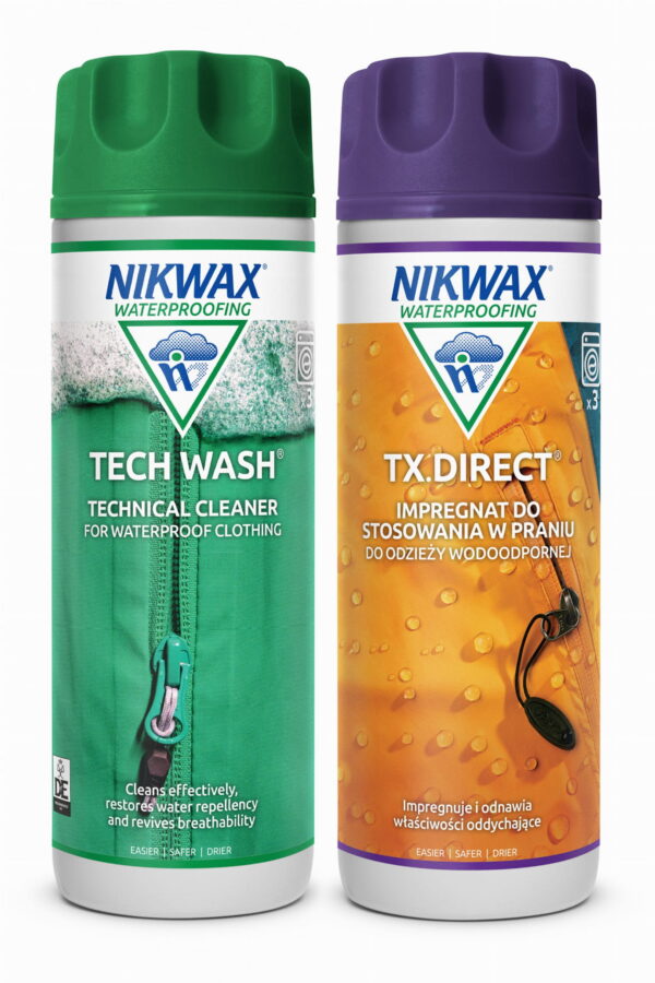 Zestaw do pielęgnacji odzieży technicznej Nikwax