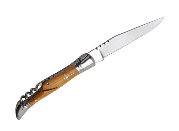 Nóż BALADEO Tradition 11cm korkociąg olive