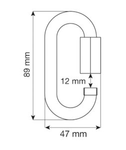 Karabinek CAMP Oval Pro Lock