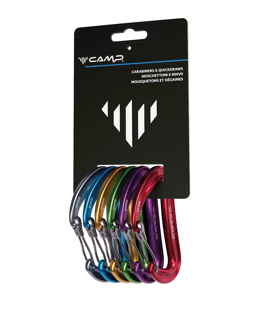 Karabinki Camp Dyon Rack Pack zestaw 6 szt