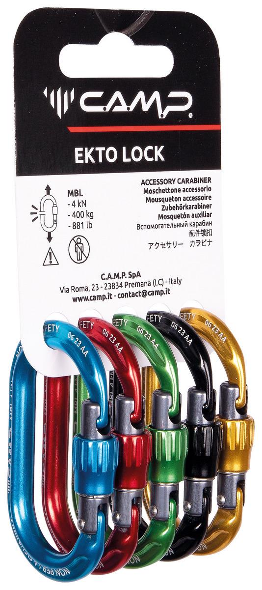 Zestaw karabinków Camp Ekto Lock Rack Pack 5