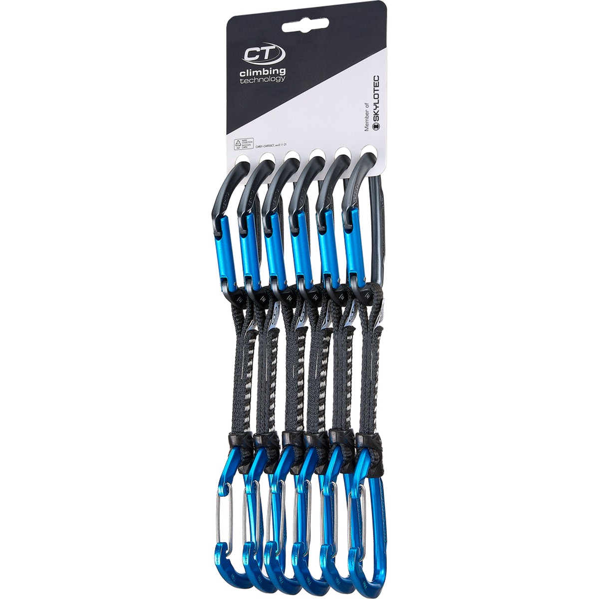 Ekspres CT/Skylotec LIME SET M-UL ANTHRACITE/BLUE 6 x 12 cm
