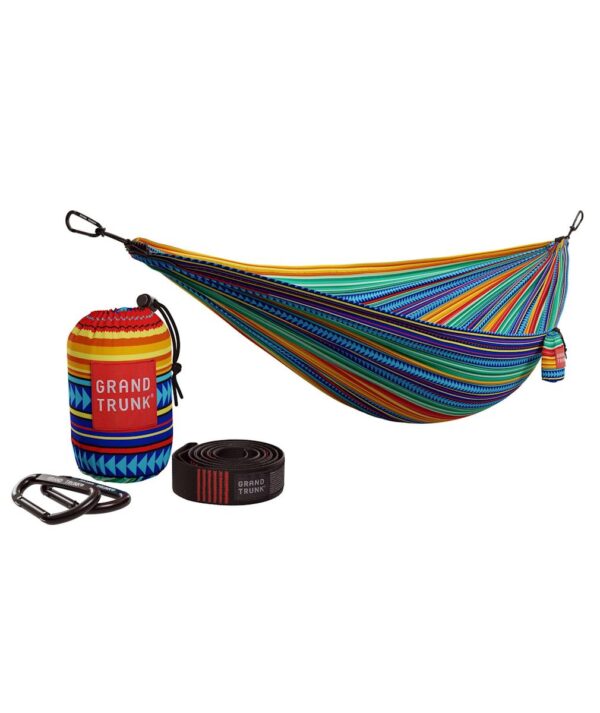 Hamak podwójny GRUND TRUNK Double Deluxe Print nylon+ Straps