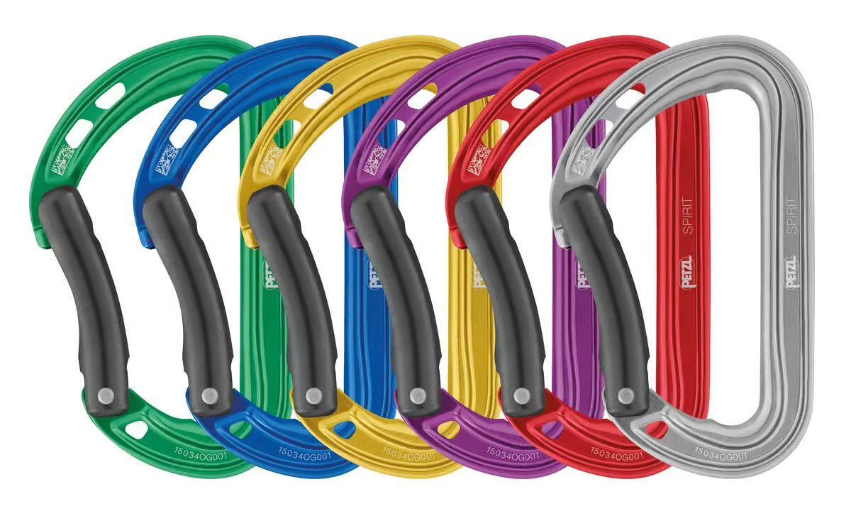 Karabinki Petzl Spirit wygięty zestaw 6szt