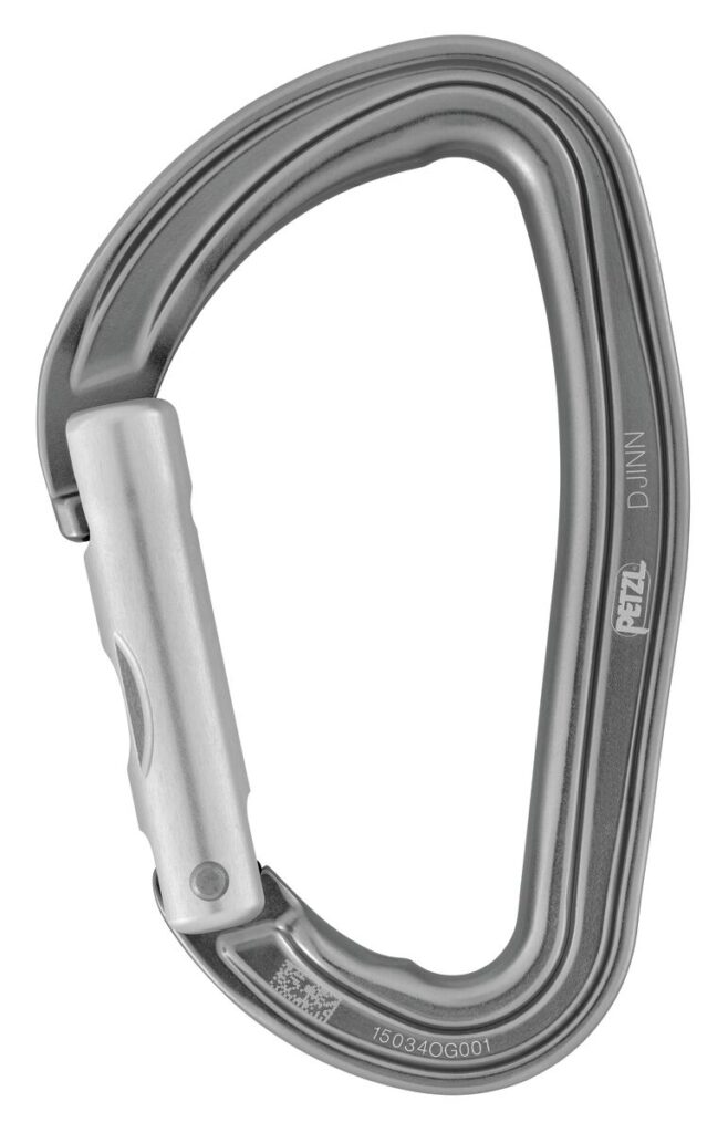 Karabinek Petzl Djinn prosty (szary)