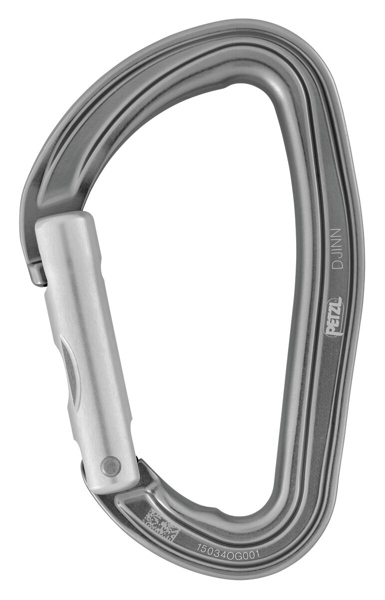 Karabinek Petzl Djinn prosty (szary)