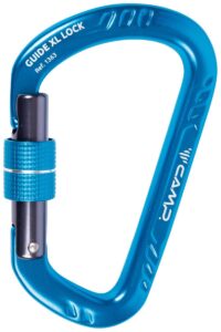 Karabinek CAMP Orbit prosty Tytanowo niebieski