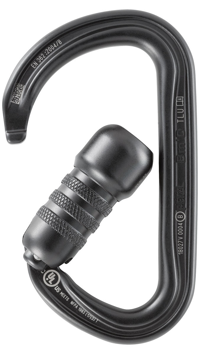 Karabinek Petzl Bm’'D Triact-Lock (czarny)