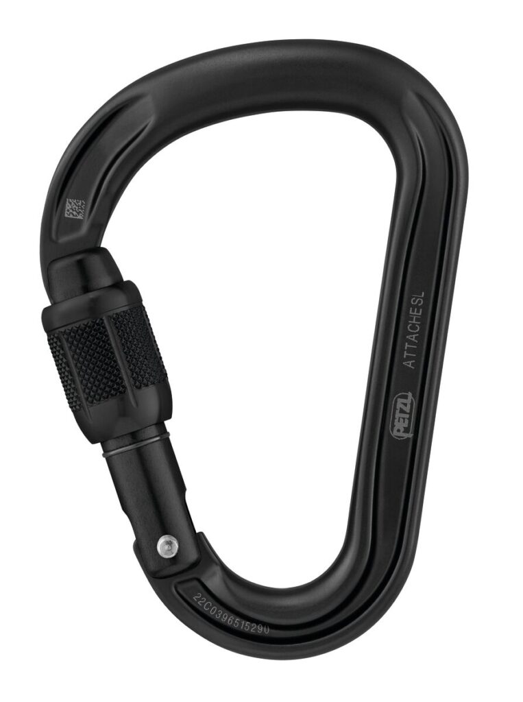 Karabinek Petzl Attache Screw-Lock (czarny)