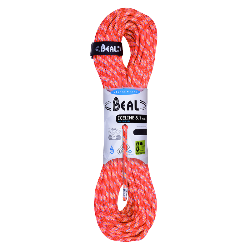 Lina dynamiczna Beal Ice Line Unicore 8,1 mm Golden Dry