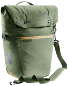 Torba rowerowa Deuter Mainhattan 17+10 khaki clay