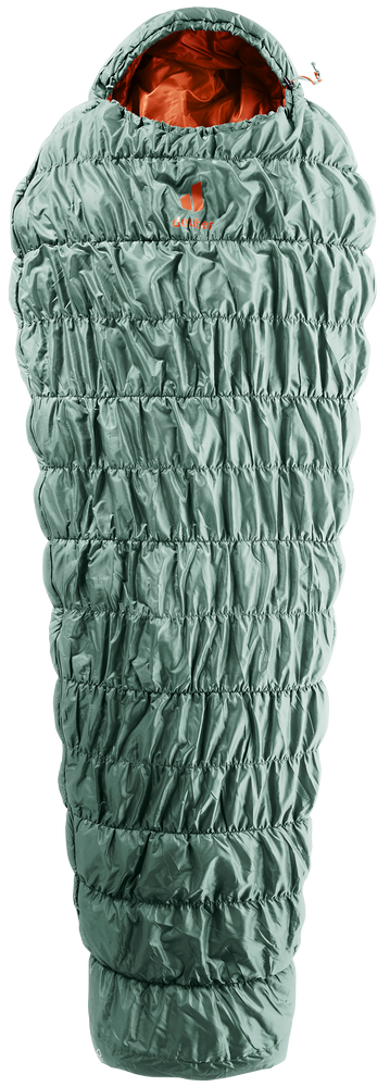 Śpiwór Deuter Exosphere +4 C EL sage-paprika Prawy