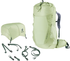 Plecak Deuter Aircontact Ultra 45+5 SL mineral-ivy