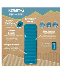 Materac Klymit Klymaloft Base, deep water