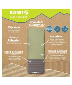 Materac Klymit Klymaloft Summit XL, green