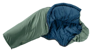Śpiwór Deuter Orbit +5C/41F ivy-ink Reg 185cm Lewy