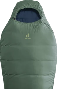 Śpiwór Deuter Orbit +5C/41F ivy-ink Reg 185cm Lewy