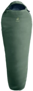 Śpiwór Deuter Orbit +5C/41F ivy-ink Reg 185cm Lewy