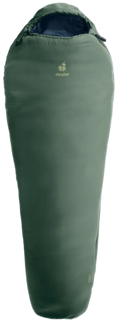 Śpiwór Deuter Orbit +5C/41F ivy-ink Reg 185cm Lewy