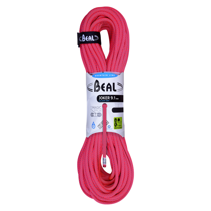 Lina dynamiczna Beal Joker Unicore 9,1 mm (niebieski) (50 m) Golden Dry