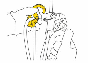 Bloczek-karabinek Petzl Rollclip Z Triact-Lock