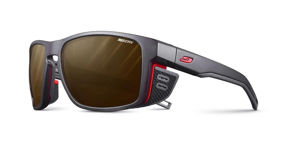 Okulary Julbo SHIELD REACTIV 2-4 BLACK TRANSLU / ORANGE SECURIT 5014