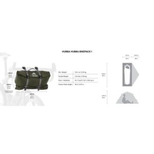 Namiot 1-osobowy rowerowy MSR Hubba Hubba Bikepack 1