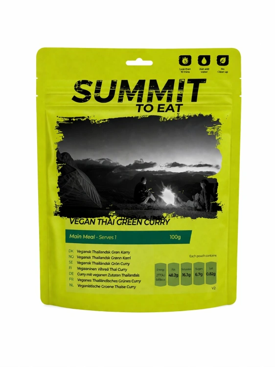 Thai green curry z ryżem Summit to Eat (wegan, BG) (100 g)