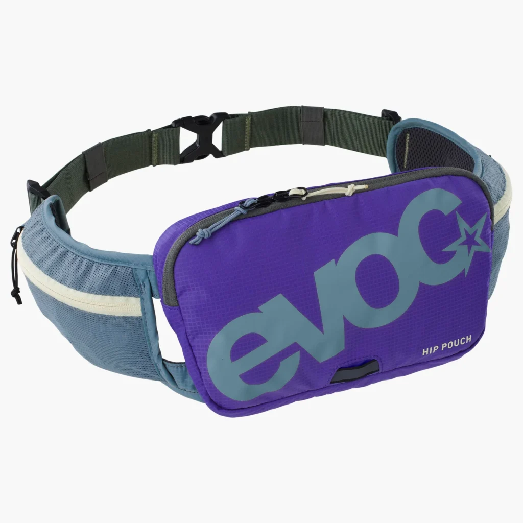 Nerka biodrowa Evoc HIP POUCH steel - violet - dark olive