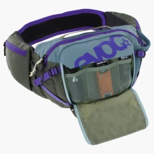 Nerka biodrowa Evoc HIP PACK PRO 3 + HYDRATION BLADDER 1,5 steel - violet - dark olive