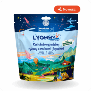 Liofilizat Lyommy Czekoladowy pudding ryżowy z malinami i jagodami