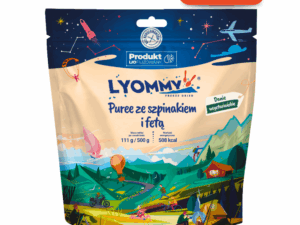 Liofilizat Lyommy Puree ze szpinakiem i fetą (350 g)