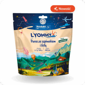 Liofilizat Lyommy Puree ze szpinakiem i fetą (350 g)